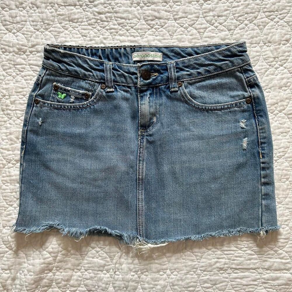 Aeropostale Women's Blue Skirt